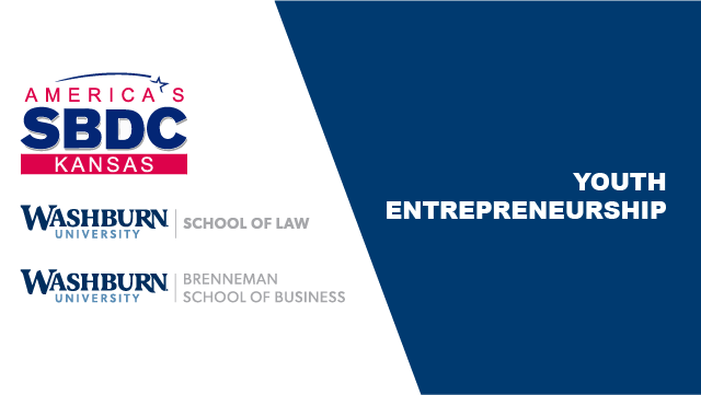SBDC graphic with logos and 'youth entrepreneurship' text